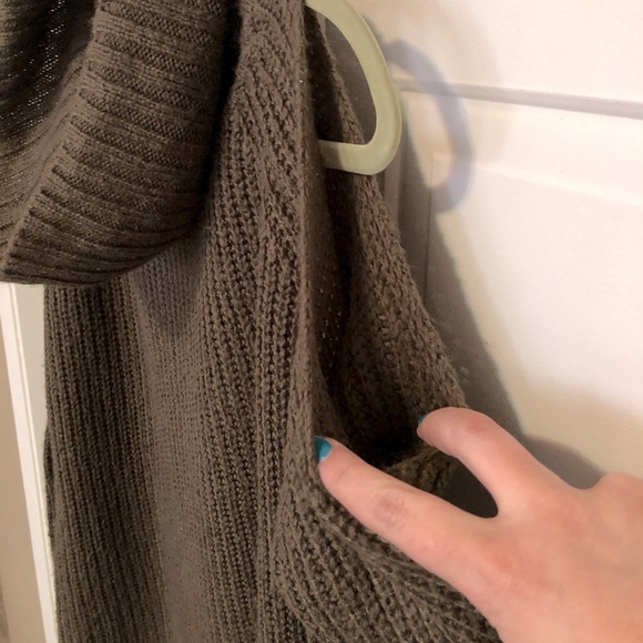 Revamped Cold Shoulder Cowl Neck Sweater - Picture 5 of 8